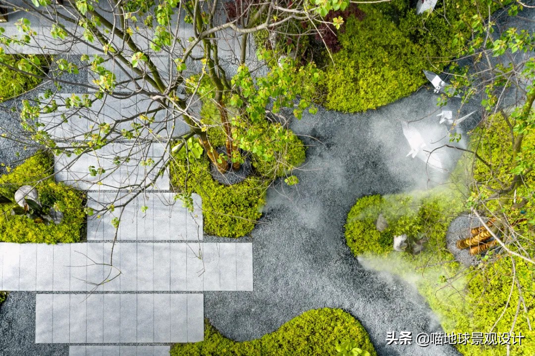 庭院景觀設計：庭院鋪裝步道的節奏