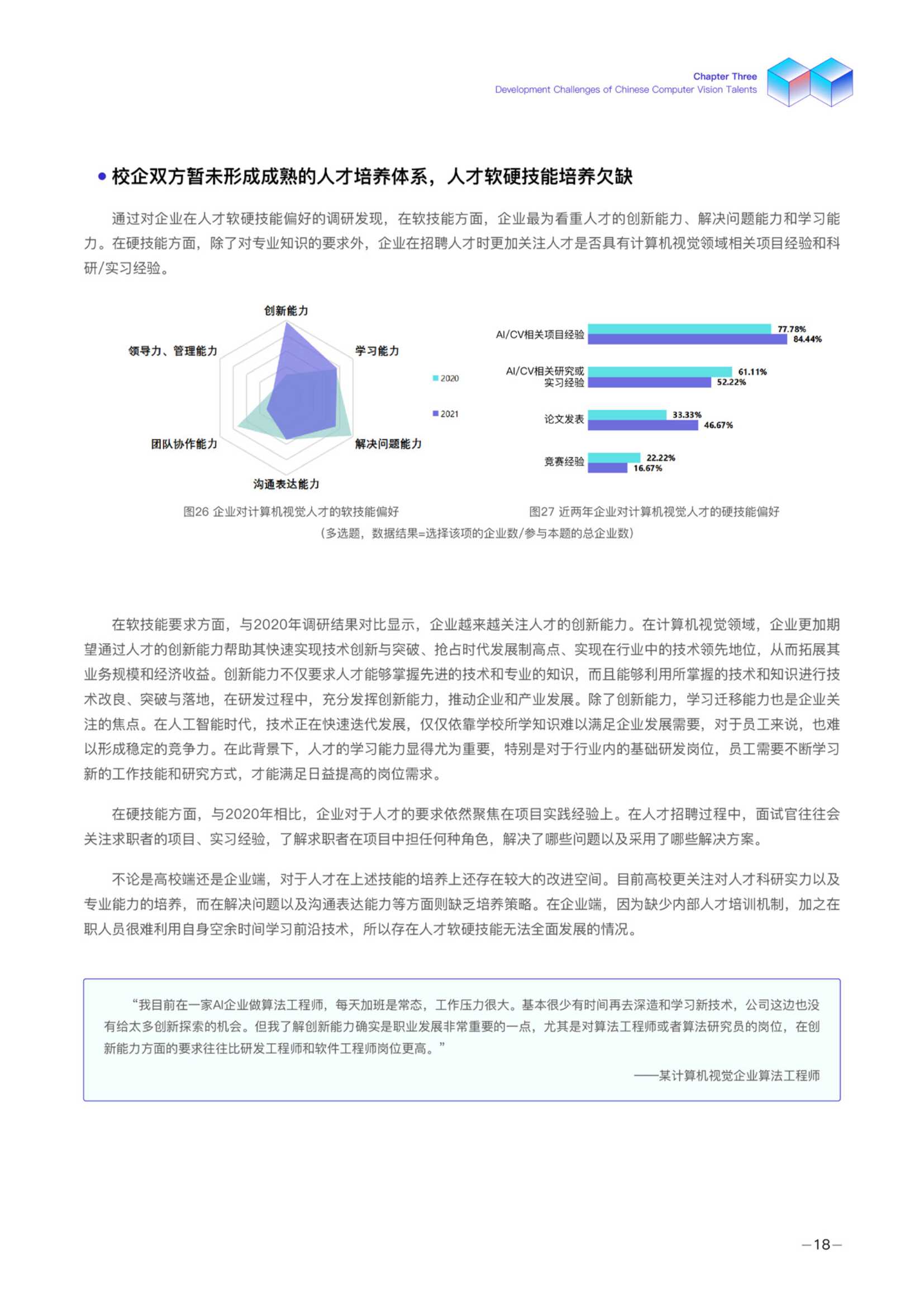 德勤：2021年度中国计算机视觉人才调研报告