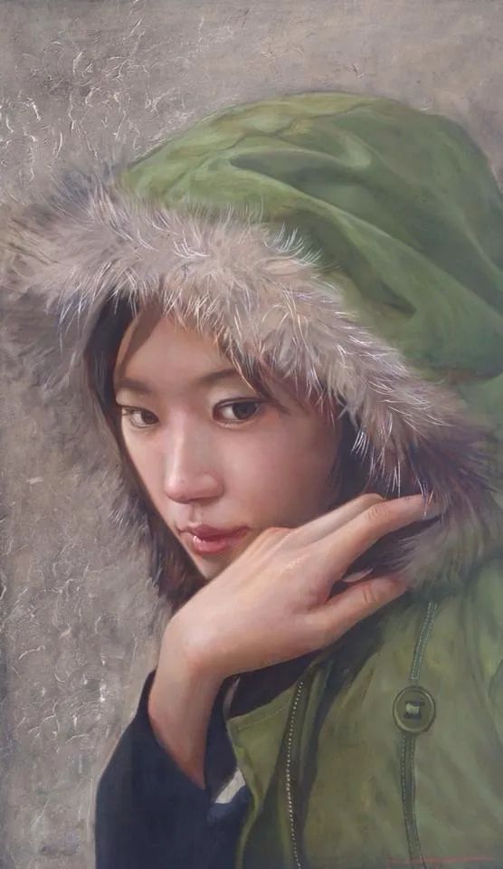大野真本笔下的少女，含情脉脉，与你温情对视