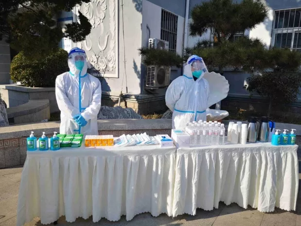 青岛市民政局组织民政服务机构开展疫情防控应急演练