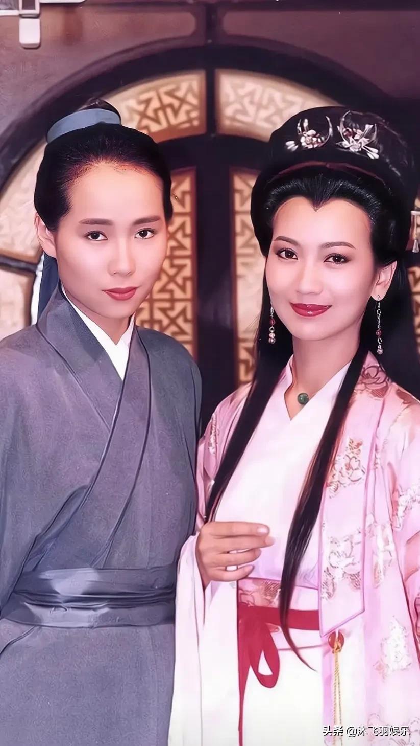 叶童和赵雅芝，新白娘子传奇，许仙，白娘子珍贵古装合影