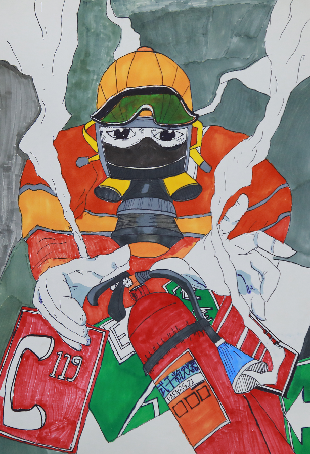 《你好 火焰蓝》——贺子峥《烈火英雄》——何锶涵《长大后我会成为