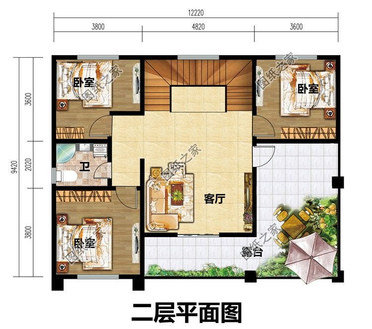 简欧风自建别墅设计，没有过多的繁杂装饰，增加建筑美感