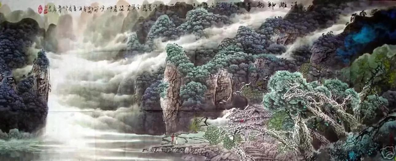 现代名家国画，中西元素八字风水家居画（一）