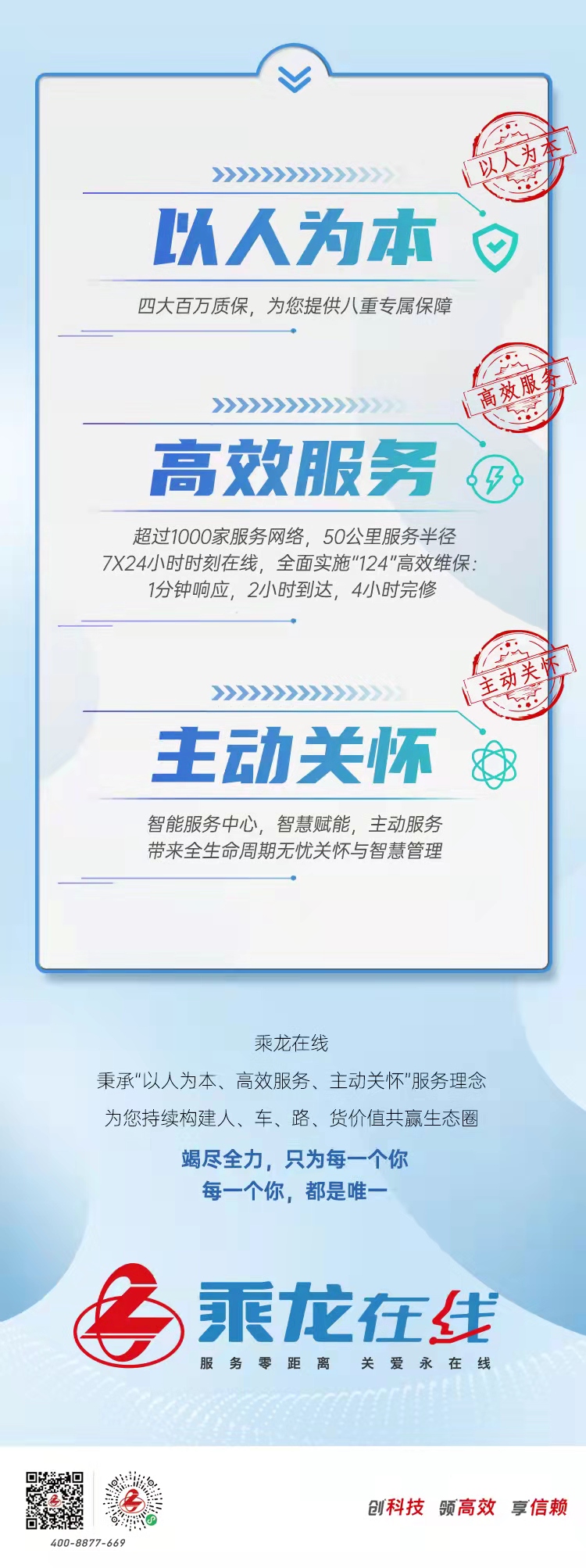 三大理念全護航，乘龍在線(xiàn)就「服」你