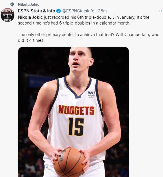 nba有哪些蝉联MVP的人(轰29 13 10比肩张伯伦！约基奇无愧双榜MVP第一，1数据历史第一)