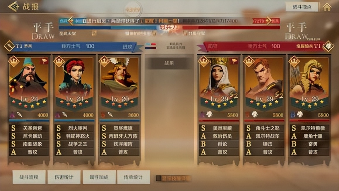 《火星兵法·开荒篇》之S3一组全服前十套首通汇总