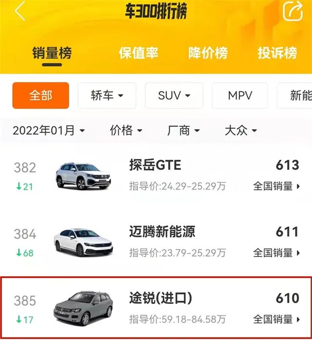 途锐汽车价格查询_车300实时报价_最新车型定价信息