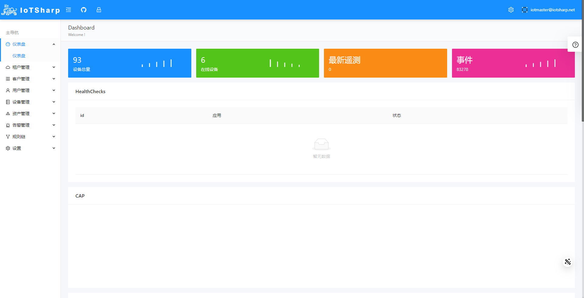 一个基于.Net Core 开源的物联网基础平台