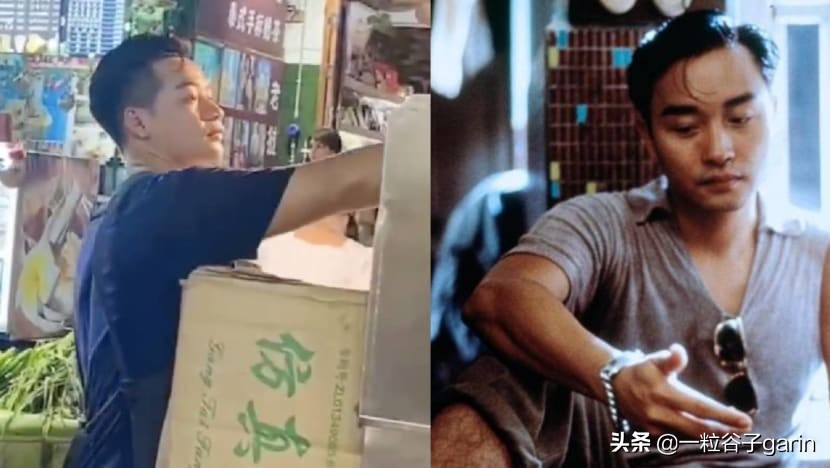 一家云南烤肉摊老板长得像张国荣