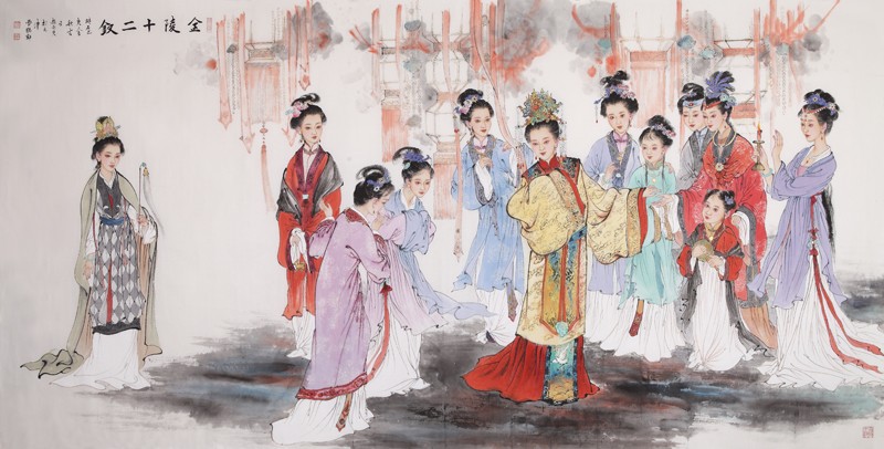 荷侧泻清露 萍开见游鱼——著名工笔画家赵永夫作品欣赏