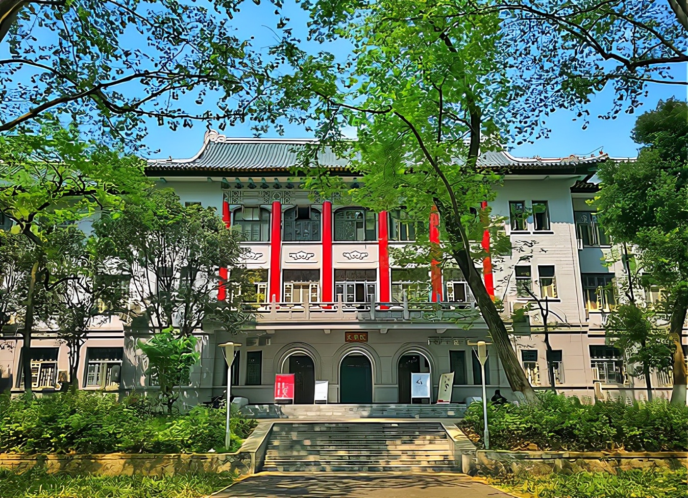 华中师范大学图书馆(湖北这所高校)