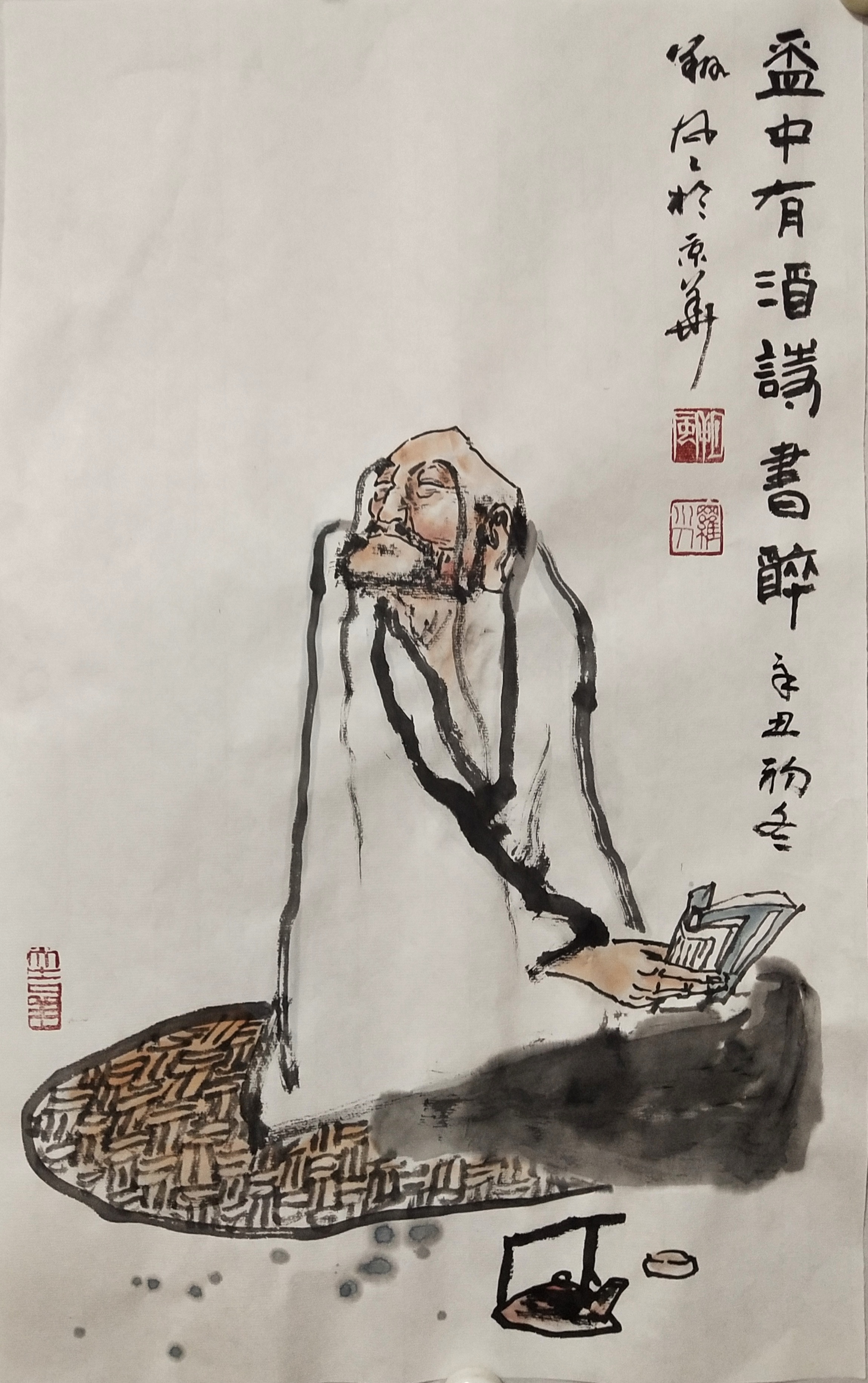 著名画家朔风禅意人物作品赏析