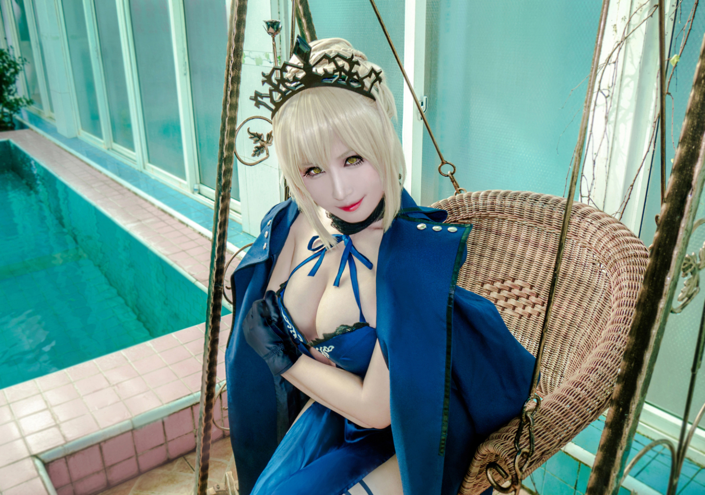 FateGrandOrder 黑saber cosplay