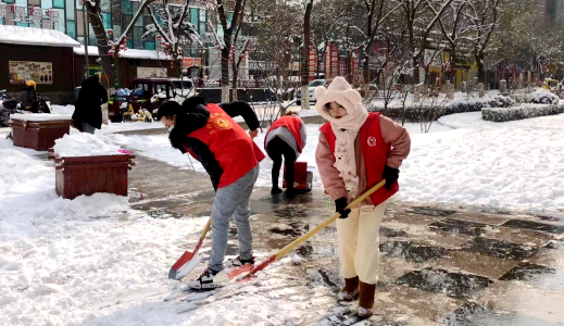 铲冰除雪 志愿先行