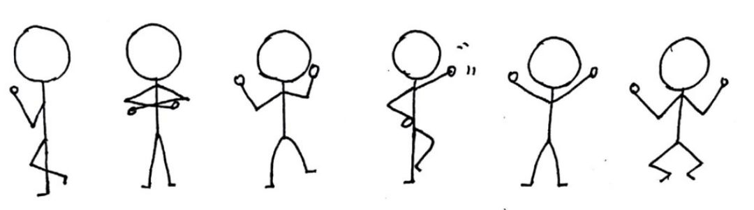 打篮球的火柴人怎么画(「干货」初学视觉笔记,如何快速画火柴人?