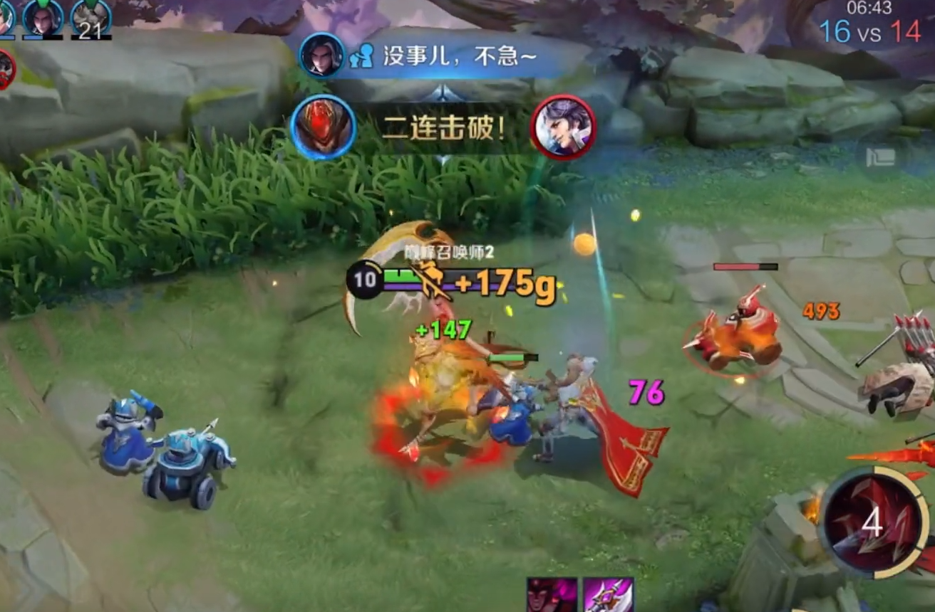 王者荣耀：“不死流”白起火了，伤害瞬秒脆皮，团战就是在补血