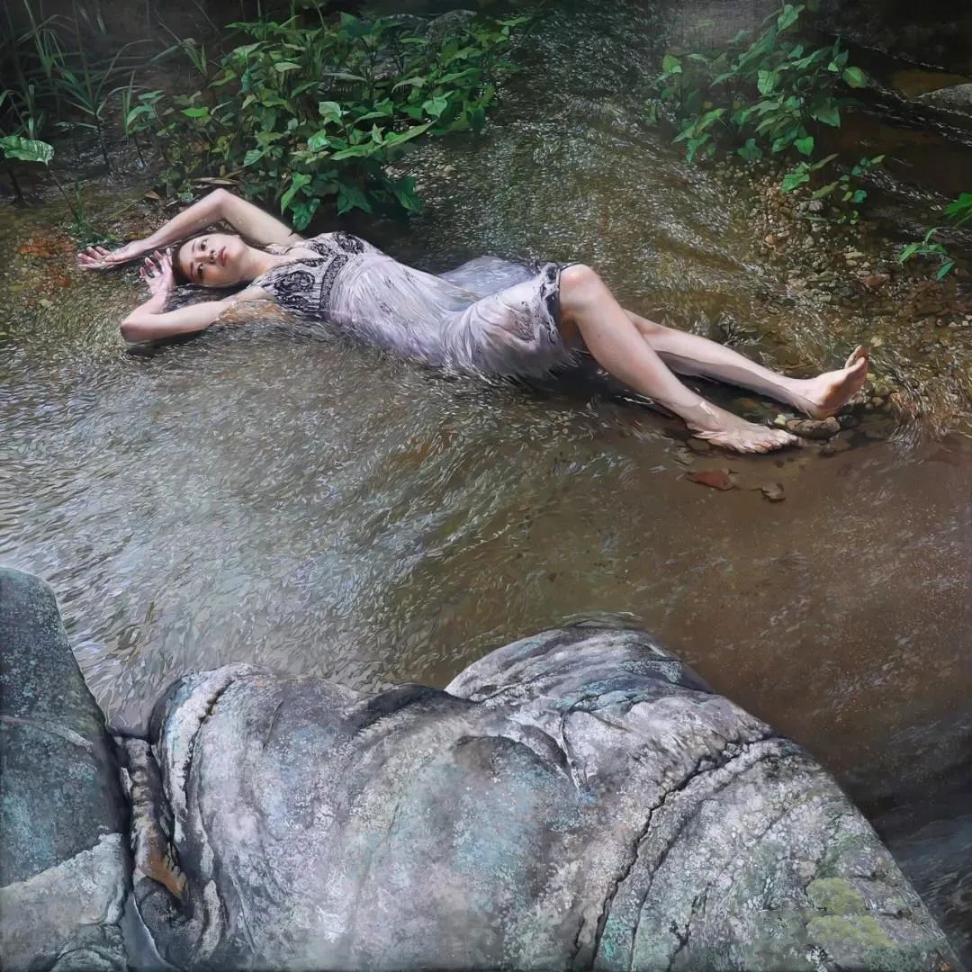 大野真本笔下的少女，含情脉脉，与你温情对视