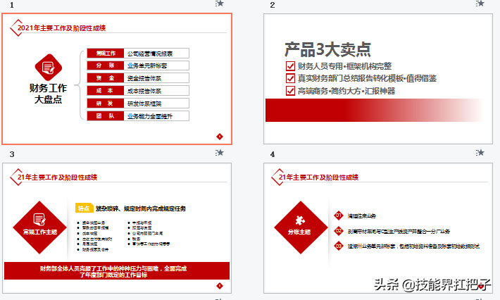 终于找到了！这30套财务年度工作总结模板，可直接套用