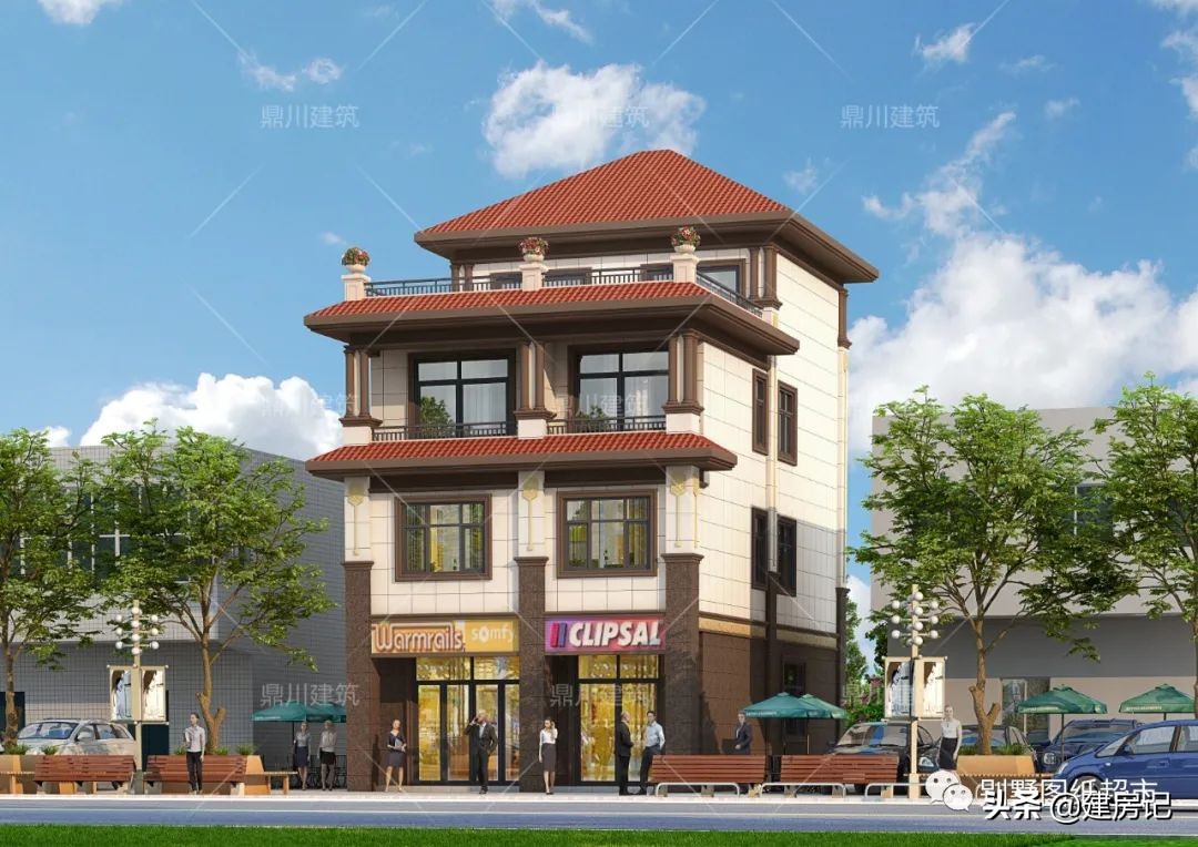 宅基地临街千万别浪费，江苏7套带商铺别墅，商住两用赚钱又安居