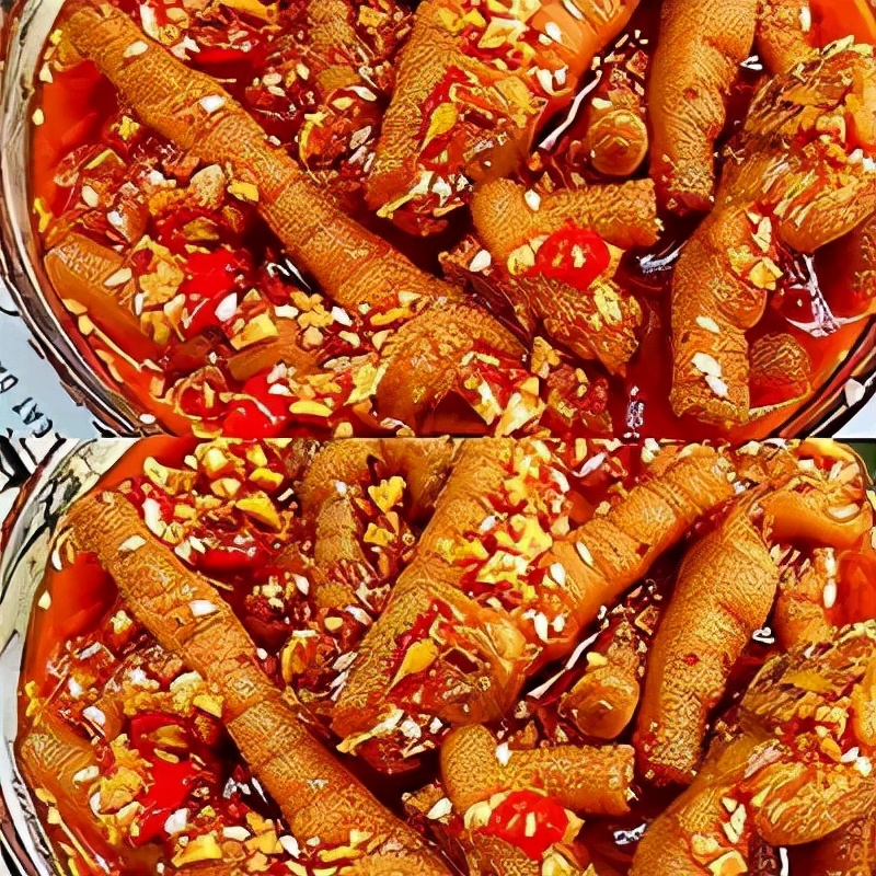 蒜香鸡爪的做法和配料（酸辣爽口蒜香浓郁好吃到爆）