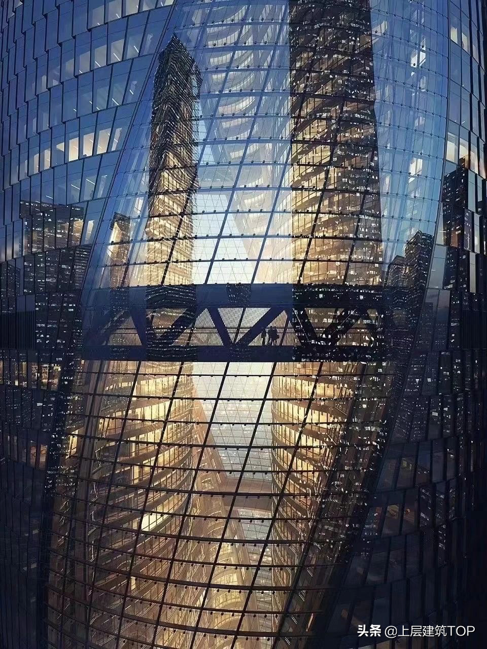扎哈绝笔，华为总部！丽泽SOHO“夜空之眼”，200米中庭全球最高