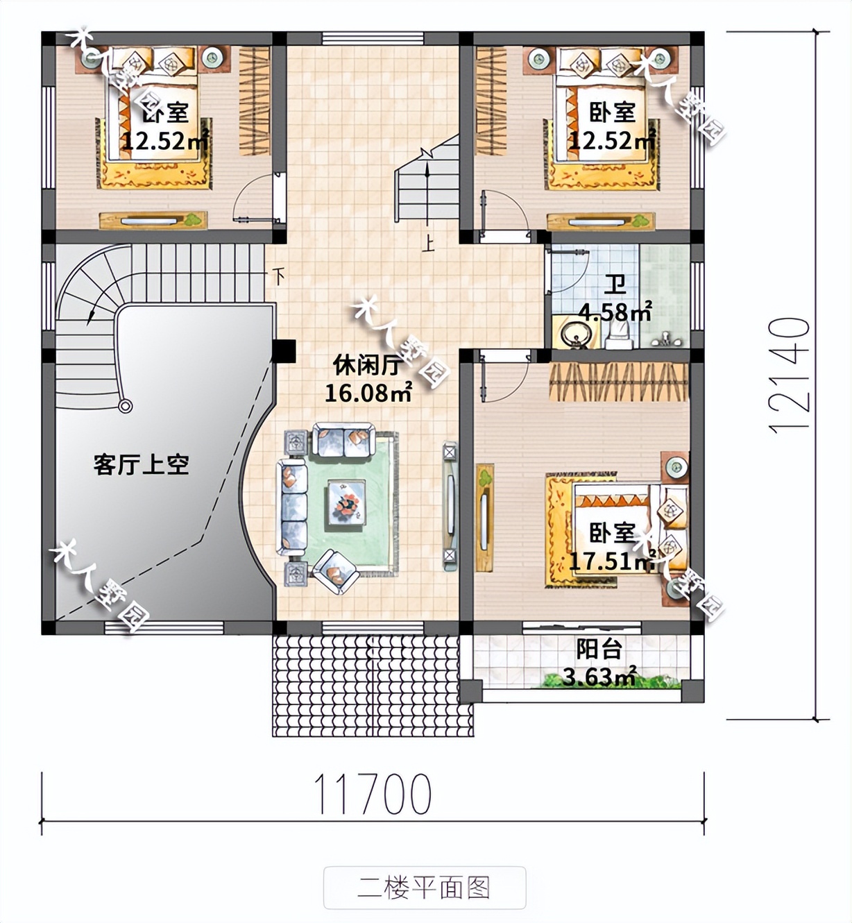 2栋欧式农村三层别墅，大门进去就是堂屋，非常有福气的房子