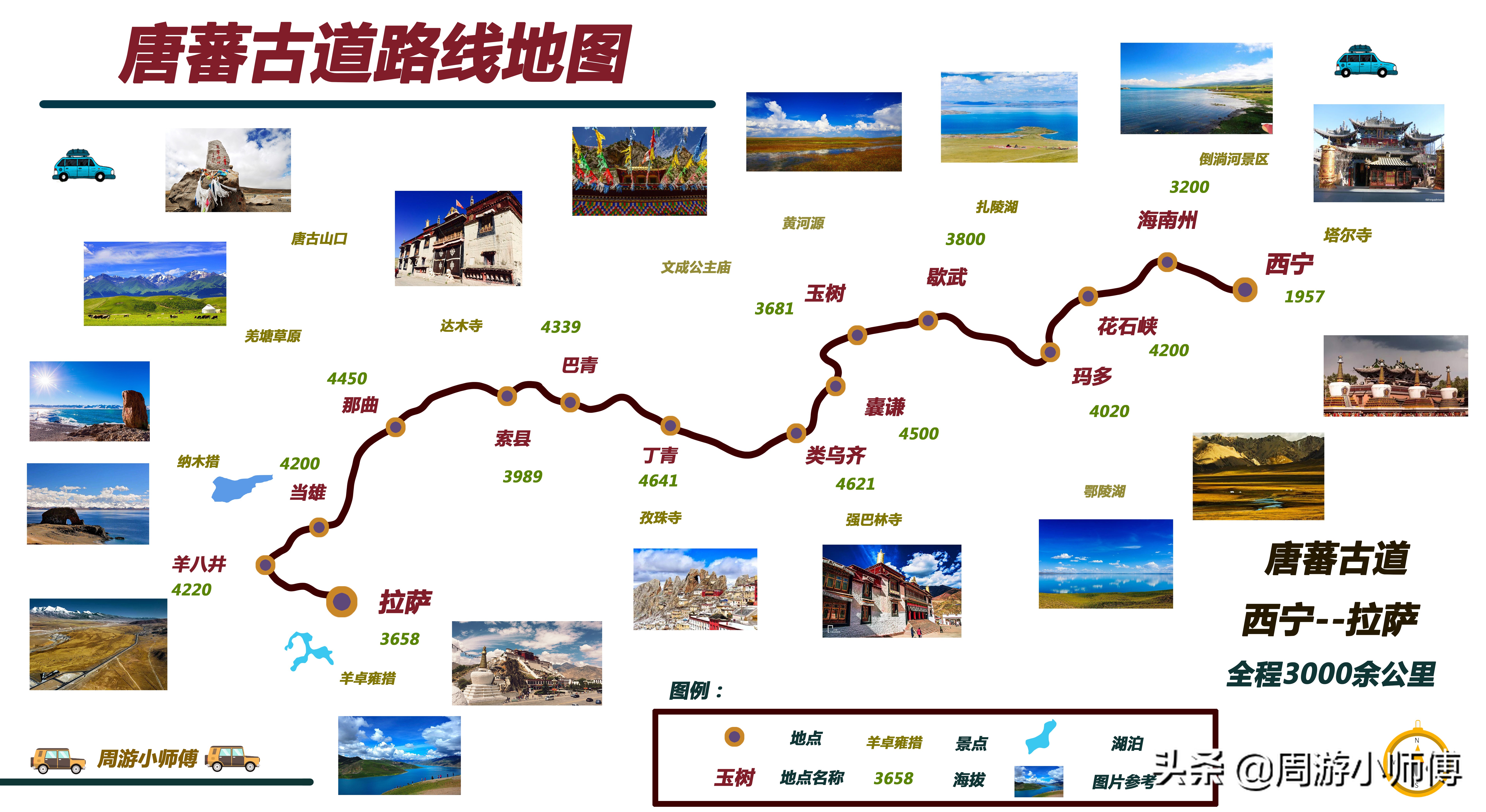 进藏自驾路线怎么走？这8条进藏路线地图分享不再只走318