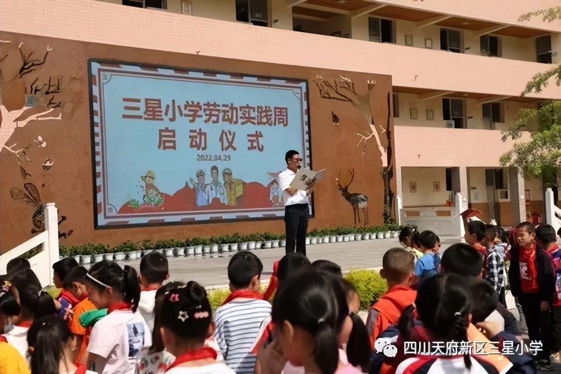 致敬最可爱的人——四川天府新区三星小学开展劳动实践周系列活动
