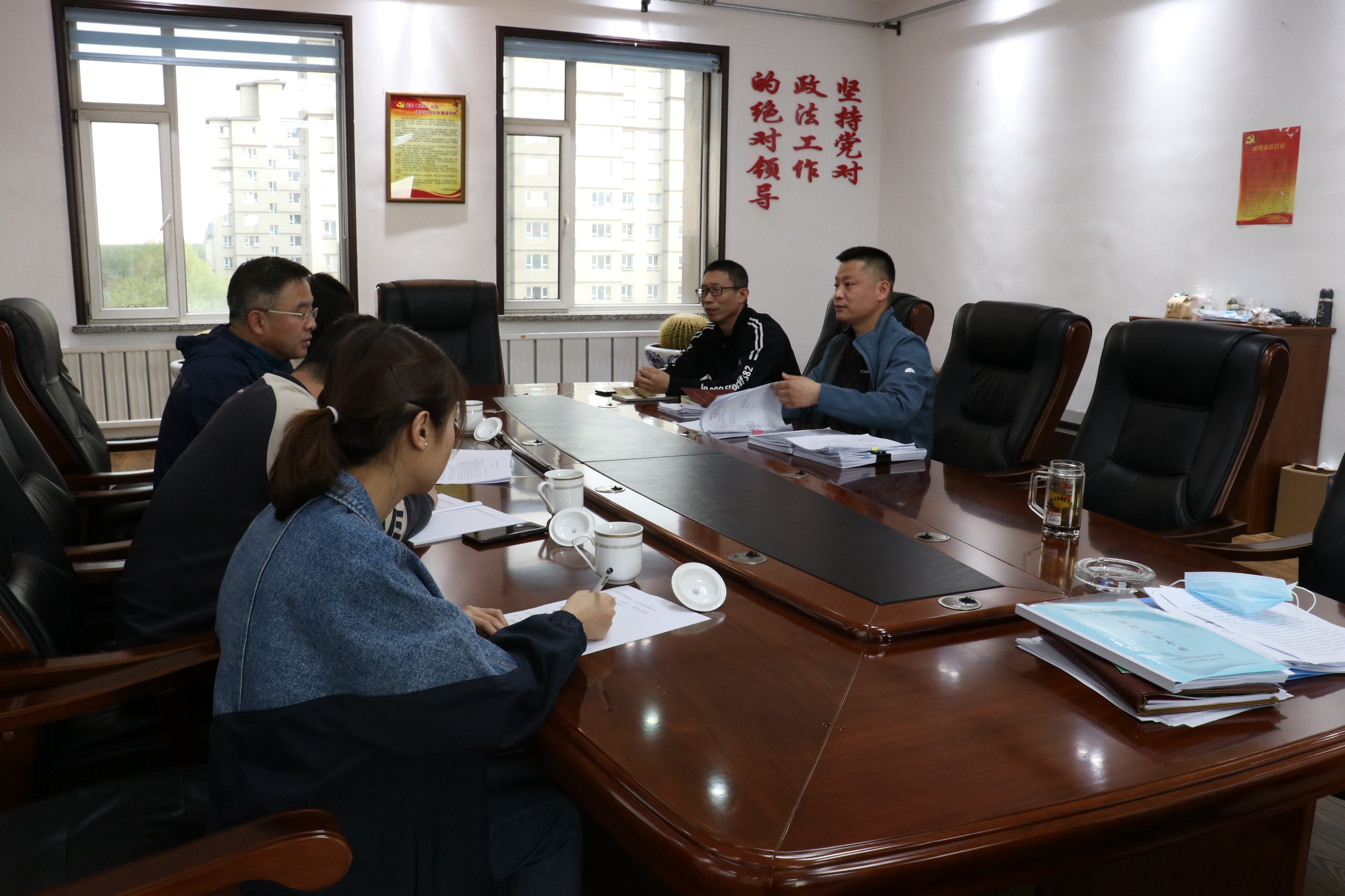 通化市中级人民法院到辉南县人民法院调研指导执行转破产案件工作