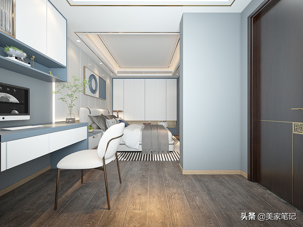 140㎡坚持装新中式，搭配轻奢调，古典与现代结合，高雅又大气