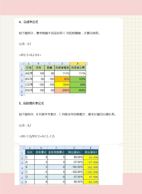 会计必备的excel函数公式，图文演示操作方法，附420个函数公式
