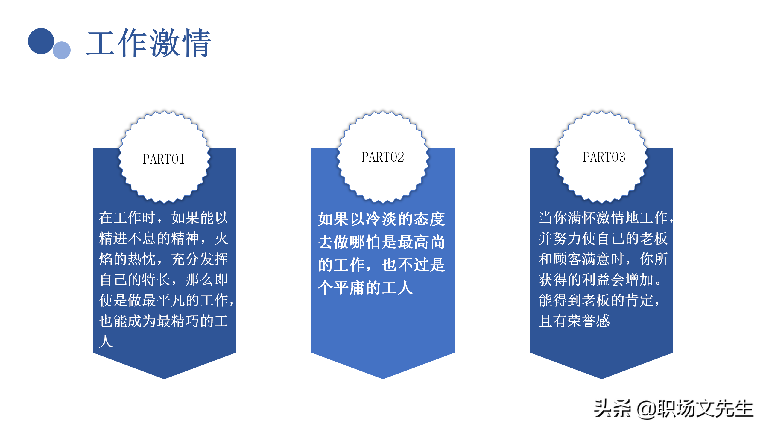 塑造企业文化，37页企业员工入职培训PPT，珍惜现在的工作