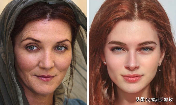 《权力的游戏》书中真实人物形象原来是这样，没想到电视剧改编这么大