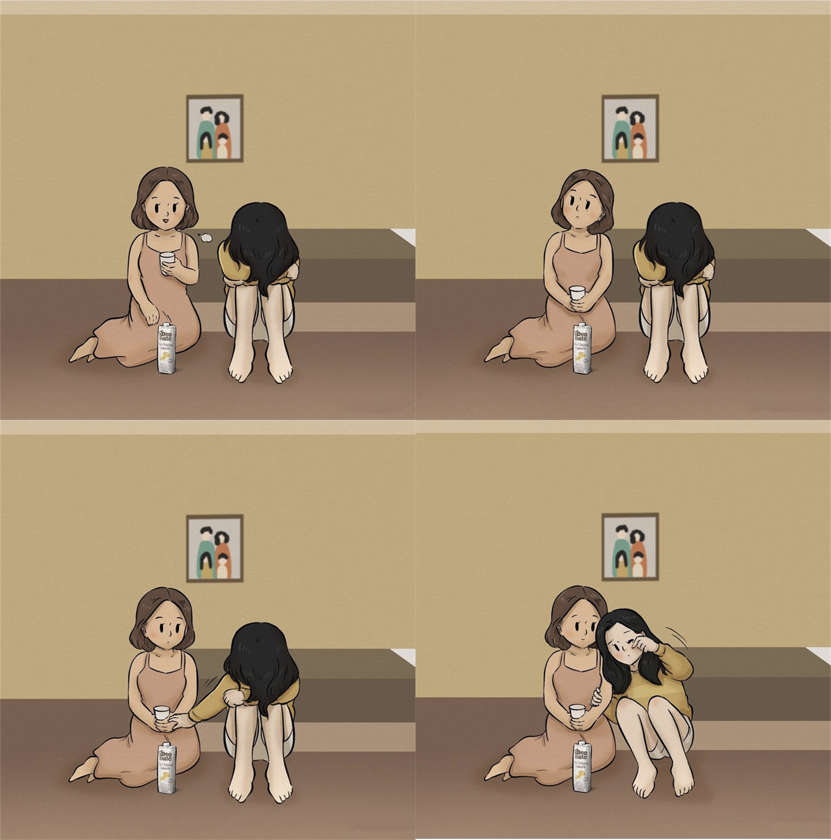 闺蜜失恋劝说无效怎么办，漫画家用哲理小故事告诉人们好闺蜜难寻
