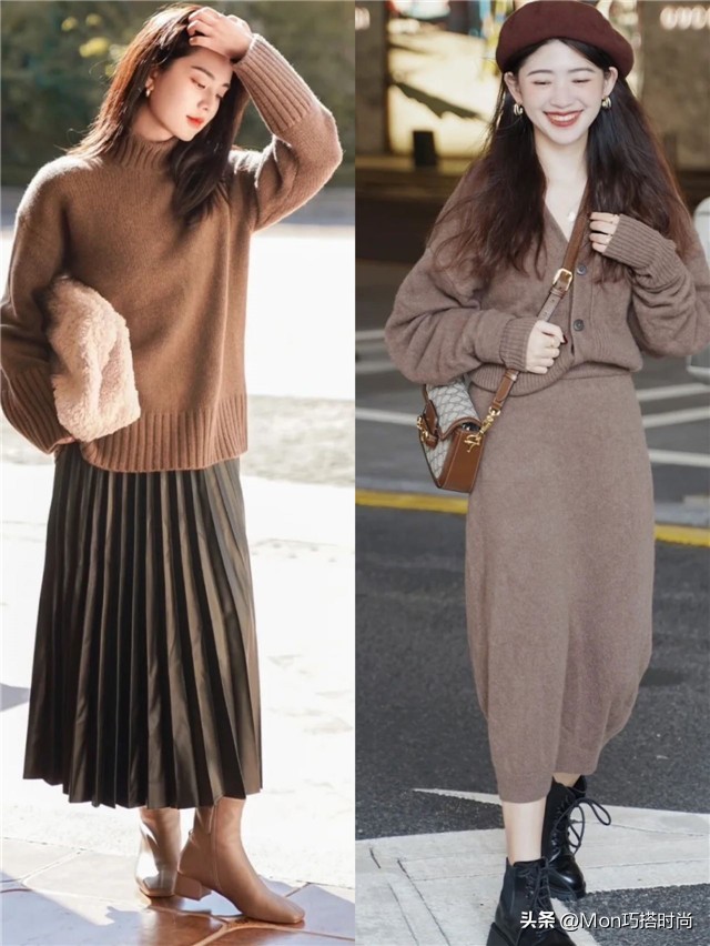 卡其色过时了，今秋流行“栗子色”，流行指数飙升，显白又衬肤