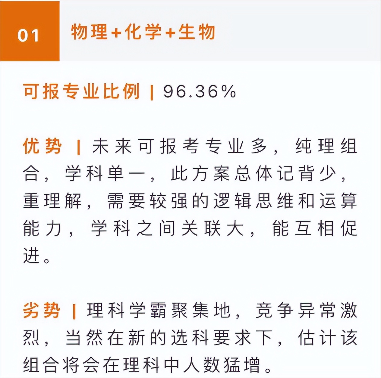 新高考选科组合和专业覆盖率统计，考生选对了，才不影响专业报考