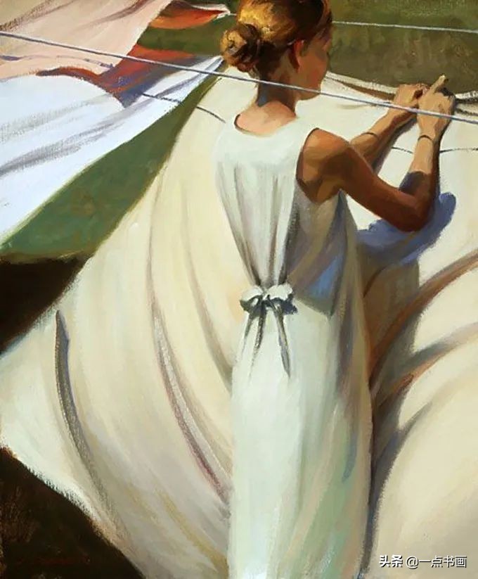 阳光下的油画世界，光影一流