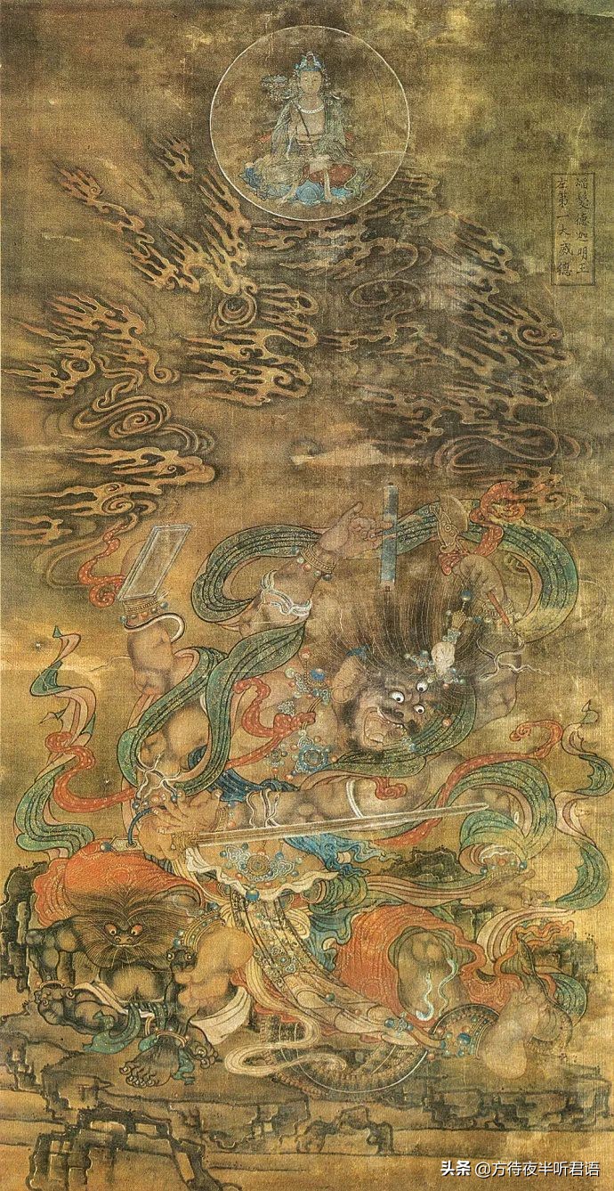 惊叹！天下第一水陆画的高清细节，展现佛教绘画的精妙技法