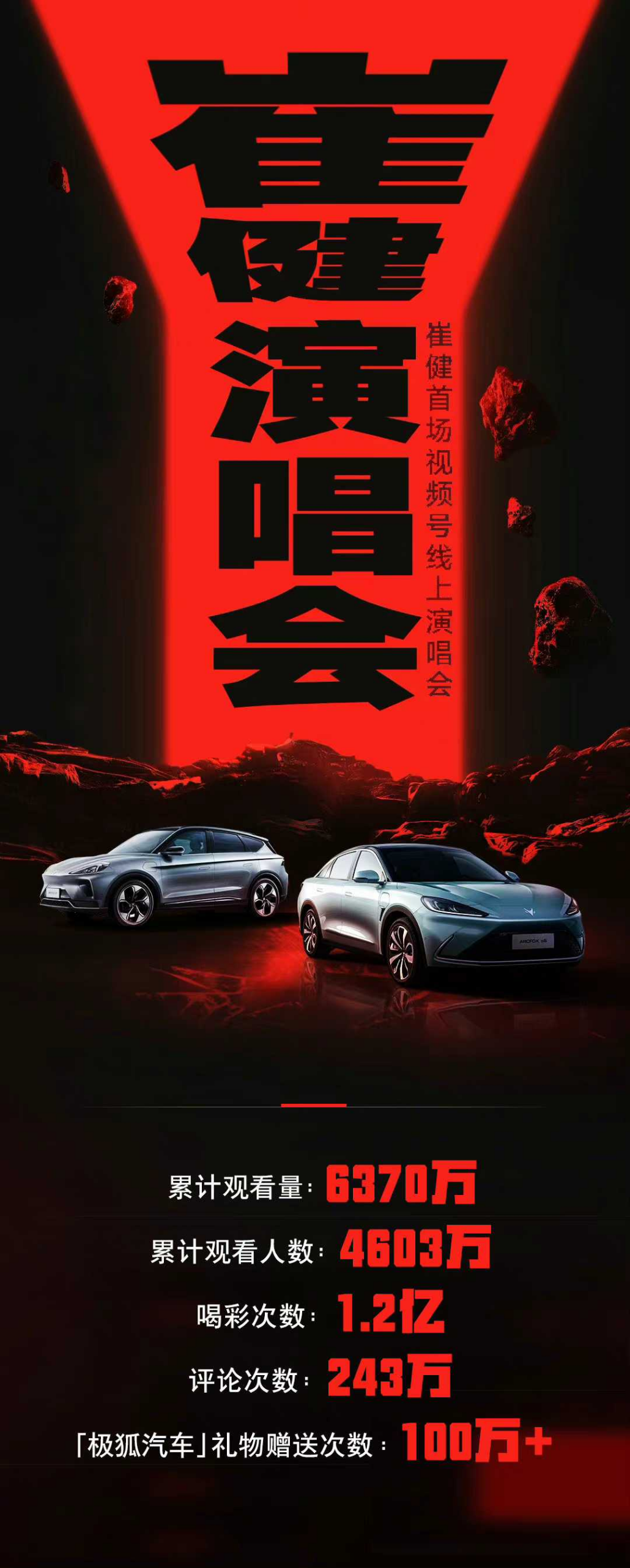 “千万量级赞助崔健演唱会，我们觉得很值！”|对话极狐汽车