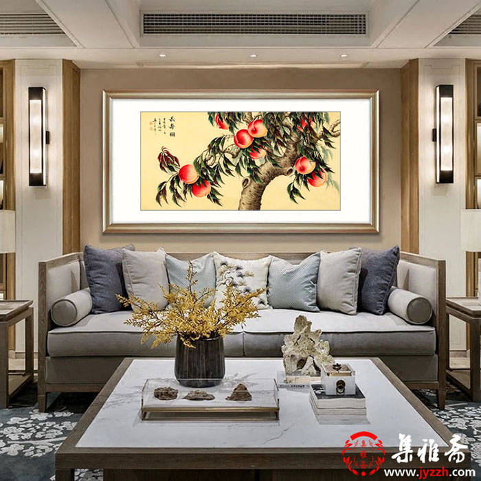 送给老人祝寿的画有哪些（老人过寿送什么字画）