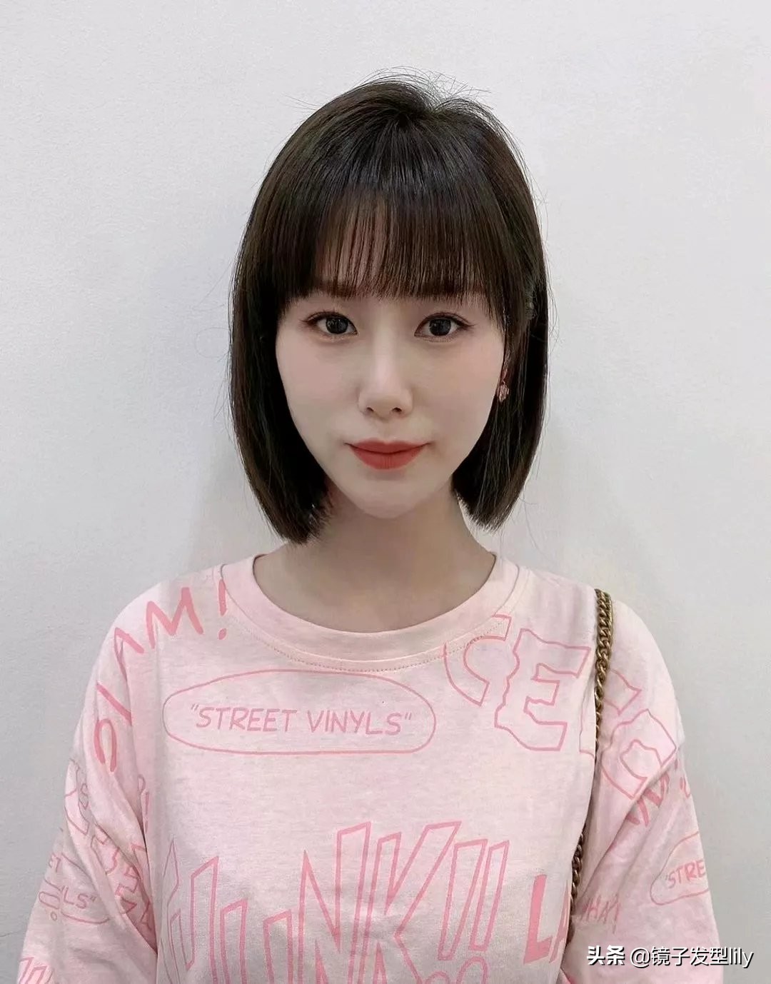 中长发八字刘海 八字刘海大波浪发型图片 - 时代开运网