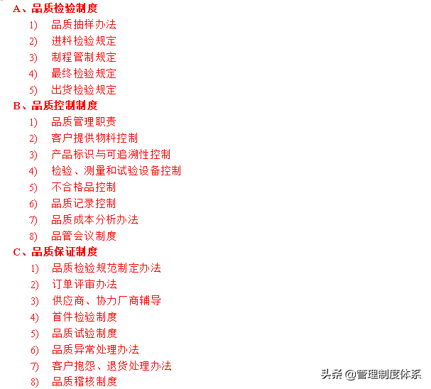 企业管理制度精选