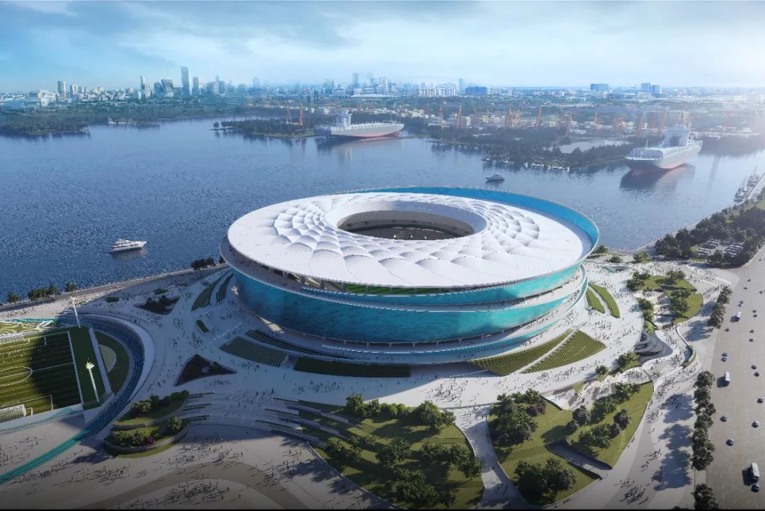 大连梭鱼湾足球场 又一座世界级专业足球场即将问世 | / BDP百殿建筑