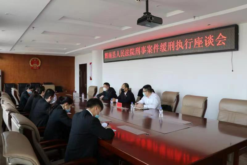 辉南县人民法院召开刑事案件缓刑执行工作座谈会