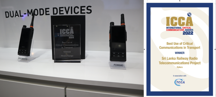 会员动态 | 祝贺海能达荣获“交通运输领域最佳应用案例”奖