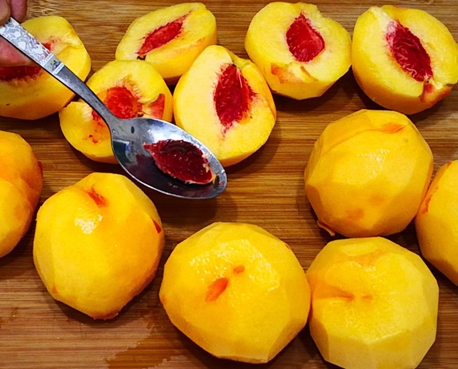 夏天要多吃桃子！一次煮好存冰箱，能从夏吃到冬，随吃随取特省事