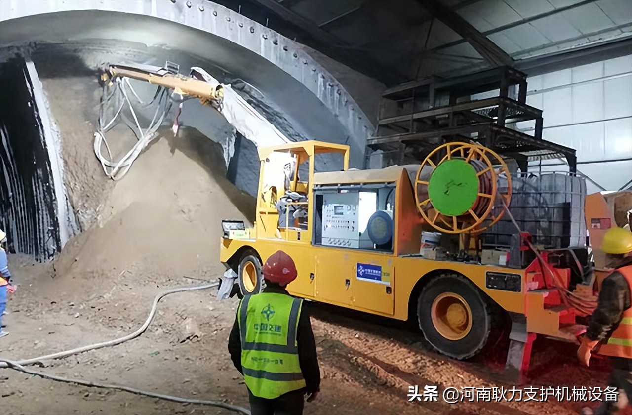 隧道智能混凝土喷浆机器人代替人工喷浆作业已成为发展趋势