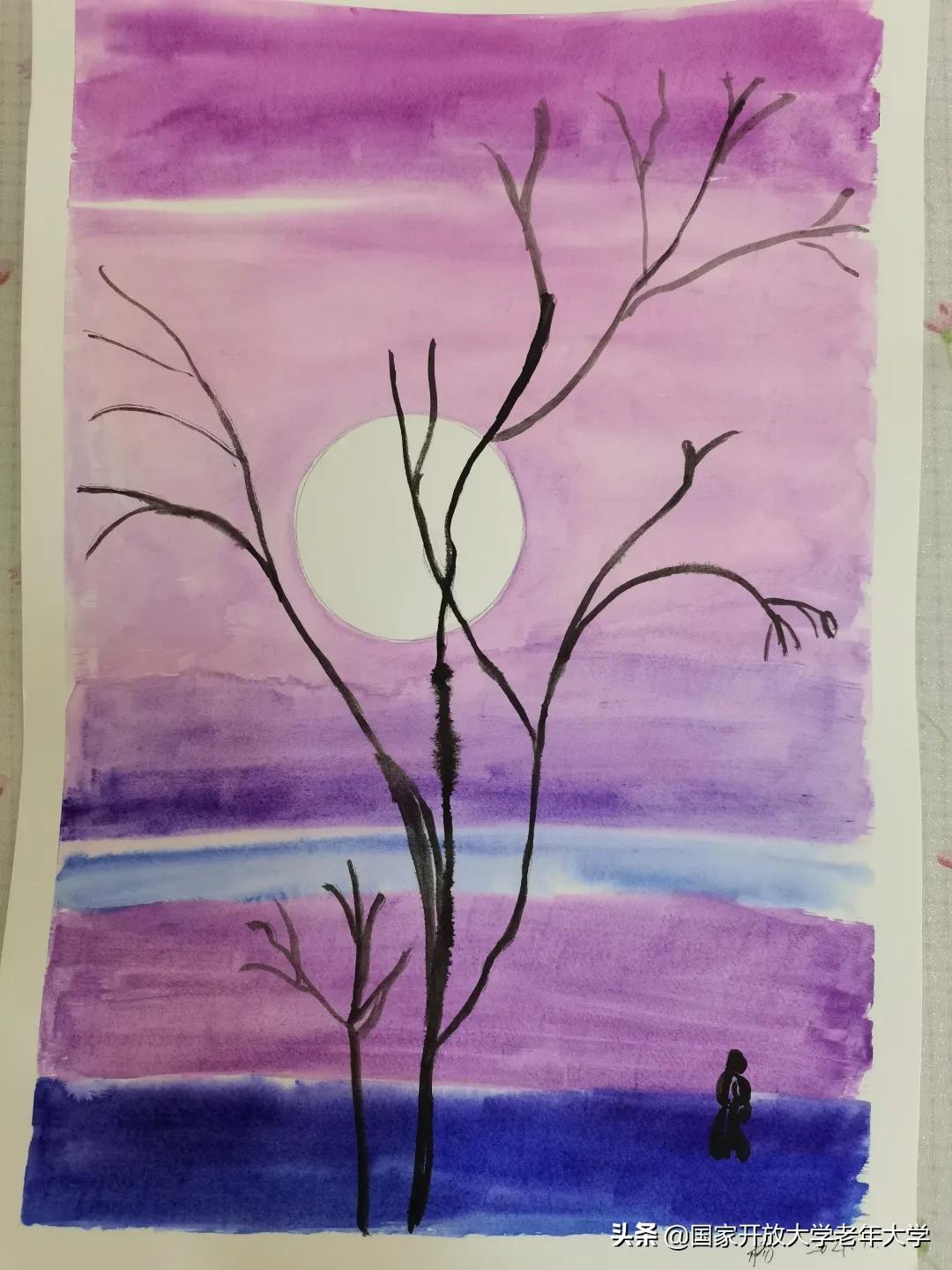 在校园·良作 | 水彩让我们的青春重新绽放——水彩画初级班学员作品