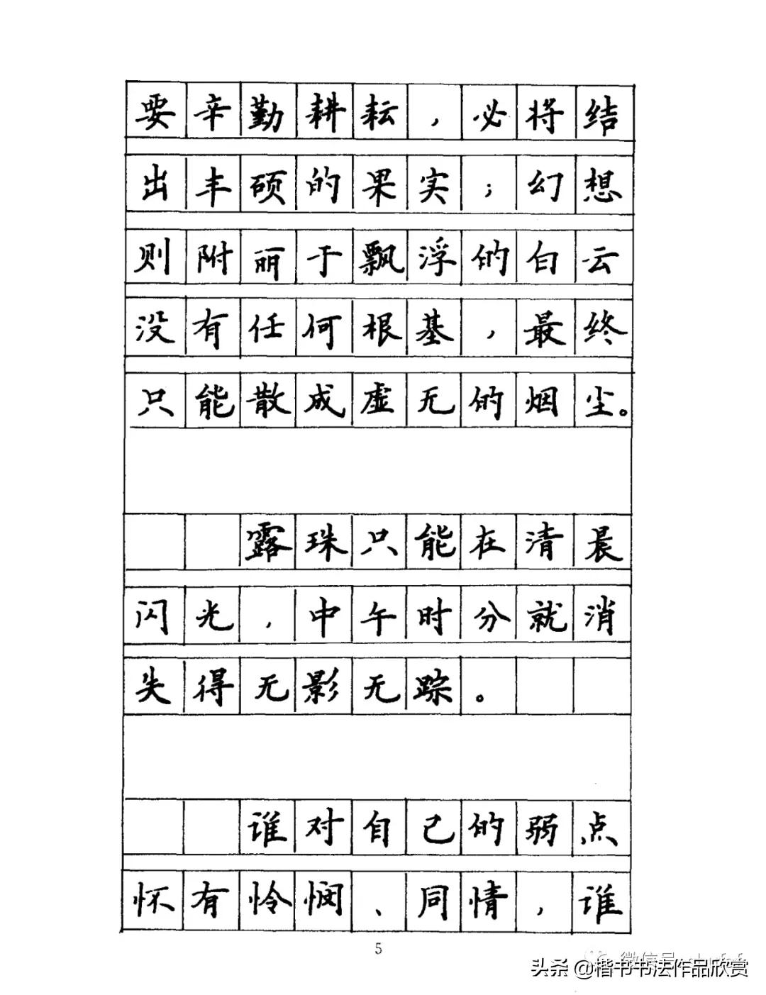 名人名言硬笔书法钢笔字帖